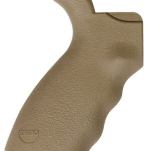 Ergo 4010DE Ergo 2 Made of Suregrip Rubber With Dark Earth Textured Finish for AR-15, AR-10