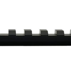 Weatherby J010005 Picatinny Rail  Matte Black Aluminum Weatherby Vanguard Weaver Mount Long Action 20 MOA