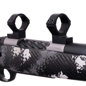 Weatherby TRBVLAS3 Scope Mount/Ring Combo  Matte Black Alloy 30mm Tube, Weatherby Mark V Medium Rings Standard 6-Lug Action