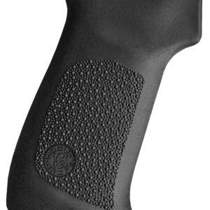 Hogue 74030   Pistol Grip w/o Finger Grooves Black Overmolded Rubber Fits AK-47/AK-74