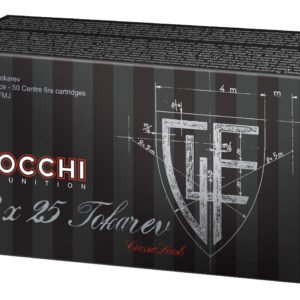 Fiocchi 762TOK Heritage  7.62x25mmTokarev 88gr Full Metal Jacket 50 Per Box/20 Case