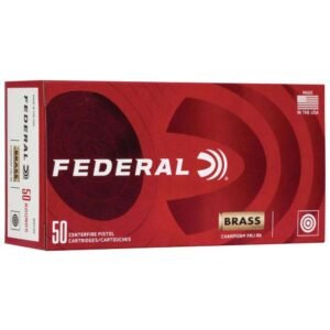 FEDERAL 10MM AUTO 180GR FMJ CHAMPION BRASS 50 RD/BX 20 BX/CS