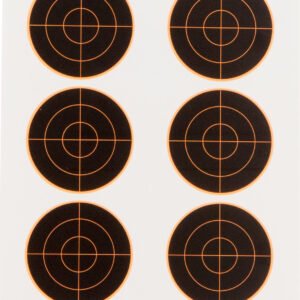 Champion Targets 45803 VisiShot  Bullseye Paper Hanging 25 yds Small Bore Rifle 8.50" x 11" Black/White 10 Pack