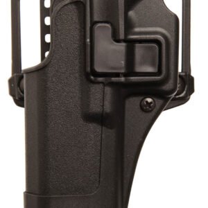 Blackhawk 410567BKL Serpa CQC  OWB Matte Black Polymer Belt Loop/Paddle Compatible w/Glock 42 Left Hand