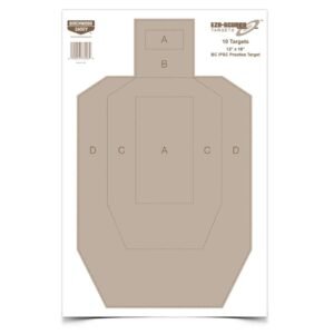 Birchwood Casey Eze-Scorer BC-IPSC Practice Paper Target - 12"x18"10 Pack