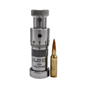 L.E. Wilson Stainless Steel Bullet Seater Die with Micrometer Adjustment 338 Lapua
