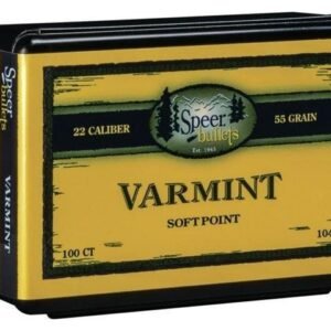 Speer Varmint Soft Point Rifle Bullets .224 cal .224" 55 gr JSP 100/ct