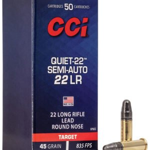 CCI 975CC Quiet-22  22LR 45gr Lead Round Nose 50 Per Box/100 Case