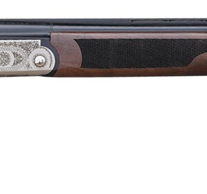 Pointer KAR2026Y Acrius  Youth 20 Gauge Break Open 3" 2rd 26" Black Over/Under Vent Rib Barrel, Nickel Steel Laser Etched Receiver, Fixed Turkish Walnut  Stock, Ambidextrous