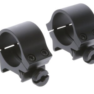TruGlo TGTG8961B1 Lightweight Scope Rings  Matte Black 1" Medium