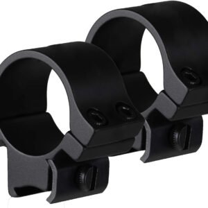 TruGlo TGTG8961B3 Lightweight Scope Rings  Matte Black 1" Medium 4 Screws (2 Per Side)