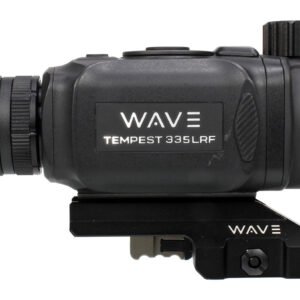 Wave WTS200 Tempest 335 LRF Thermal Black 3.3x35mm Illuminated Multi Reticle 384x288, 12 Microns, 50 Hz Resolution, Digital Zoom 13.2x Rapid/Smooth