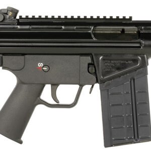 PTR  PDWR BR 308 Win 20+1 8.50" Black Nitride Heavy Contour Threaded Barrel, Black Parkerized Aluminum Picatinny Rail Receiver, SB Tactical Brace, Black Polymer Grip
