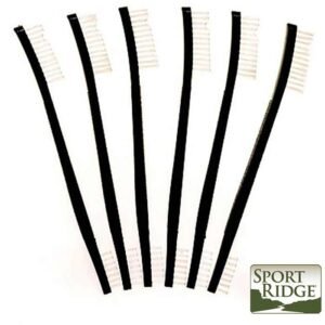 Double Ended Nylon Brushes 6 Pack Black
