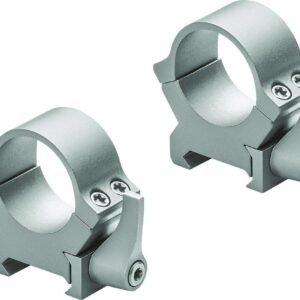 Leupold 2-Piece Precision-Fit QRW2 Weaver-Style Rings 1" Medium - Silver