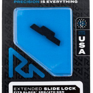 Rival Arms RA80G001A Slide Lock  Extended Compatible w/Glock Gen3-4 Stainless Steel