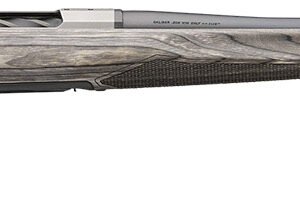 Browning 036092227 X-Bolt 2 Hunter Full Size 7mm Rem Mag 3+1 26" Matte Blued Threaded Sporter Barrel, Drilled & Tapped Stainless Steel Receiver, Fixed Gray Laminate Stock, Radial Muzzle Brake
