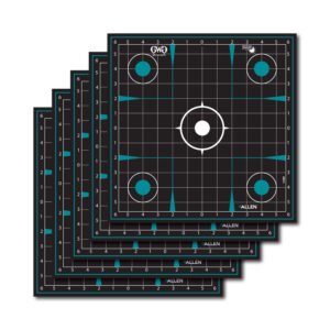 Girls With Guns 15280 Splash  Self-Adhesive Paper Black/Teal 12"x12" Grid 5 Pack