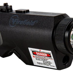 Firefield FF35011K Rival XL Foregrip Flashlight Green Laser Combo  Matte Black 75/150 Lumens White LED Light