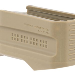 Strike Industries EMP+5FDE Enhanced Magazine Plate made of Polymer with Flat Dark Earth Finish for Magpul PMAG Gen M3 (Adds 5rds)