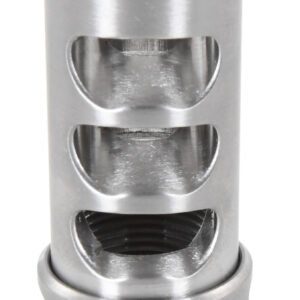 American Precision Arms G2M1230S Gen 2 Micro Bastard Self Timing Brake Stainless Steel with 1/2"-28 tpi Threads, 1.86" OAL & .750" Diameter for 30 Cal AR-Platform & Hunting Rifles