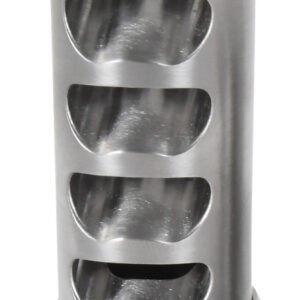 American Precision Arms G2F5838S Gen 2 Fat Bastard Self Timing Brake Stainless Steel with 5/8"-24 tpi Threads, 3.30" OAL & 1.115" Diameter for 338 Cal Rifle