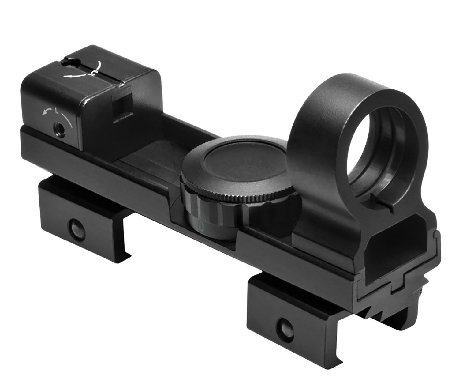 NcStar DAB Red & Green Dot Optic  Black Anodized 1 x 25 mm Red/Green Dot