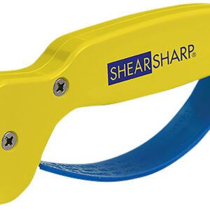 AccuSharp 002C ShearSharp Scissors Sharpener Diamond Tungsten Carbide Sharpener Yellow/Blue
