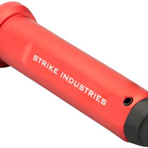 Strike Industries ARBHMILRED Buffer Housing AR Mil-Spec Red Anodized Aluminum for Mil-Spec Buffers