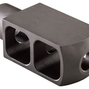 Alexander Arms MBEOTNKKIT Tank Muzzle Brake Kit Black Steel with 49/64-20 tpi Threads 3.50" OAL 1.50" Diameter for 50 Beowulf