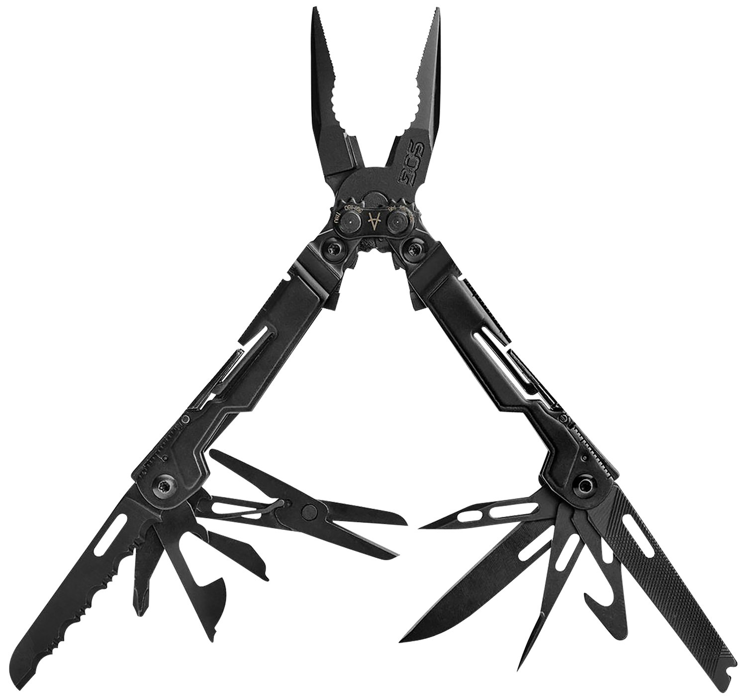 S.O.G SOG-PP1002-C PowerPint  Black Hardcoat Anodized Stainless Steel 5.10" Long Features 5Cr15MoV Stainless Steel