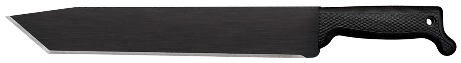 145328.jpg Cold Steel CS97BTMS Tanto 13" Black Matte Baked-On Anti Rust 1055 Carbon Steel Blade/ Black Polypropylene Handle 15.63" Long Includes Sheath
