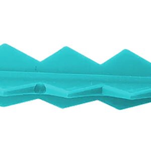 Targettack Llc Targettack Teal Green Polycarbonate Plastic 3" For Paper/Vinyl Targets 12 Pack