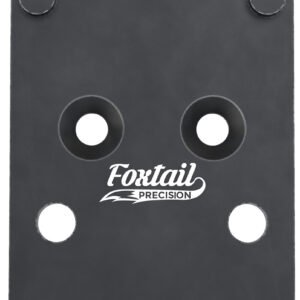 Foxtail Precision 100001 Red Dot Adapter Plate for Optics-Ready Pistol  Black Anodized CZ P10