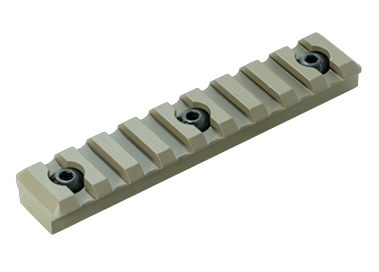173168.jpg Timber Creek Outdoors M9SPRFDE M-LOK 9 Slot Picatinny Rail FDE Aluminum Fits AR-Platform
