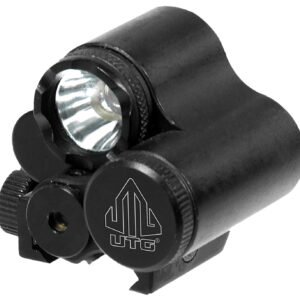Leapers LTELP28R Black Anodized Aluminum 120 Lumens CREE LED IRB Bulb Red Laser Picatinny Mount