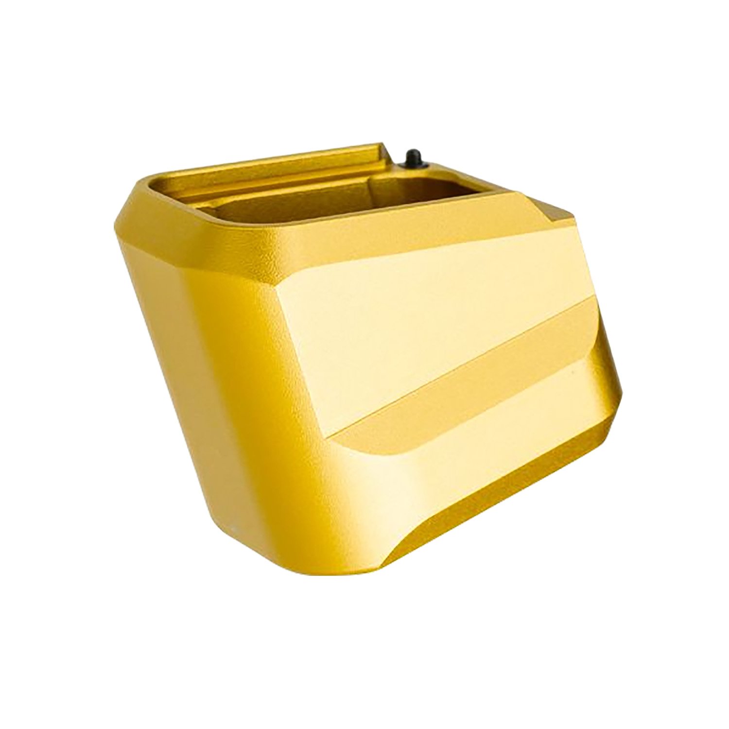 181524.jpg Tyrant CNC TDVP9MAGEXGOLD Magazine Extension Extension Fits H&K VP9/VP40/VP30 5rd Gold Aluminum