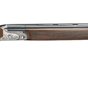 Rizzini USA 2203-2028 Aurum EVO 20 Gauge Break Open 3" 2rd 28" Black Over/Under Vent Rib Barrel, Coin Anodized Receiver Engraved w/Game Scene, Fixed Turkish Walnut Stock w/Prince of Whales Grip
