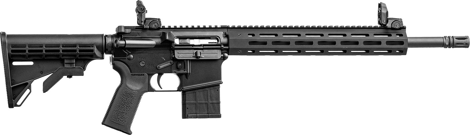 Tippmann Arms A101332 M4 Magnum Elite MSR 22 WMR 10+1 16" Black Parkerized Threaded Barrel, Matte Black Receiver w/Picatinny Rail Aluminum Receiver, M-LOK Handguard, Black Adj CAR15 Polymer Stock, Bla