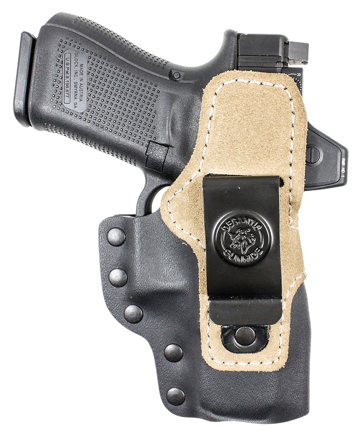 DeSantis Gunhide 230KJ6RZ0 Hyeye  IWB Black Kydex Belt Mount Ambidextrous