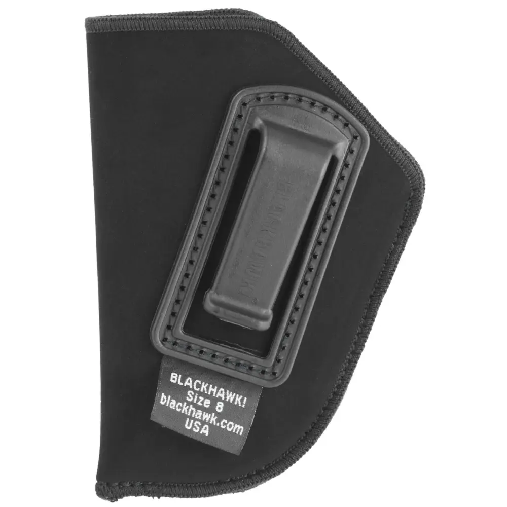 BLACKHAWK HOLSTER 2" 5-SHOT REVOLVER W/HAMMER SPUR LH BLACK INSIDE PANTS