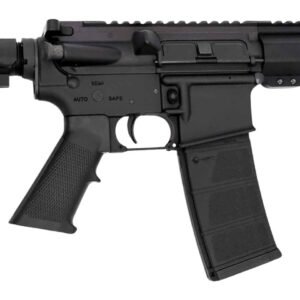 Andro Corp Industries 5568CB ACI-15 CQB 5.56 NATO 30+1 8" Black Nitride Threaded Barrel, Black Anodized Aluminum Receiver w/Picatinny Rail, M-LOK Handguard, Black Polymer SBA3 Pistol Brace, Black A2 G
