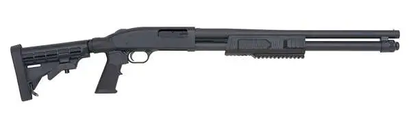 MOSSBERG SGP 12GA 20" CYL MAT BLUE ADJ STOCK BS FLEX 590 TACTICAL