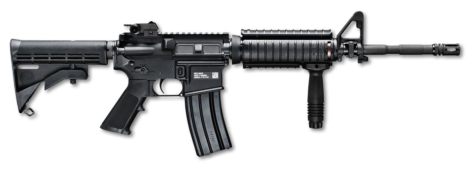 FN 36318 FN 15 M4 Military Collector 5.56x45mm NATO 16" Black Barrel / Receiver 30+1, Matte Black 6 Position Collapsible Stock, Black A2 Grip, Optics Ready