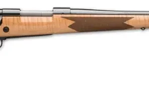 WINCHESTER  MODEL 70 SUPER GRADE MAPLE RIB 30-06 SPR 24" BBL BLUE AAA WALNUT 5/RD