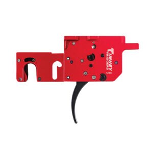 Timney Triggers 650 RPR Two-Stage Curved Trigger with 8 oz/1 lb Draw Weight & Black/Red Finish for Ruger Precision