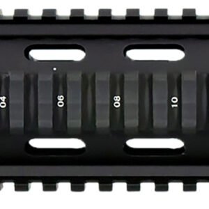 Aim Sports MT021 M4 Handguard 6" Carbine Style Made of Aluminum with Black Anodized Finish & Quad Rail
