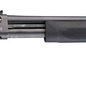 Hogue 08715 Tamer Pistol Grip & Forend Black Rubber with Finger Grooves, Polymer Forend for Remington 870