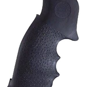 Hogue 66000 Monogrip Finger Grooves Black Rubber Fits Taurus Medium/Large Frame with Square Butt
