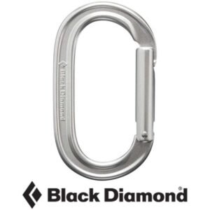 Oval Keylock Carabiner Silver